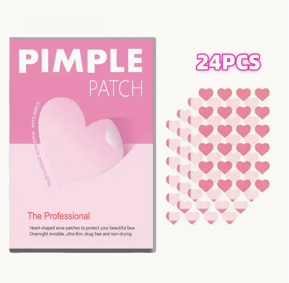 Heart-Shaped Pimple Patches (24 pack)