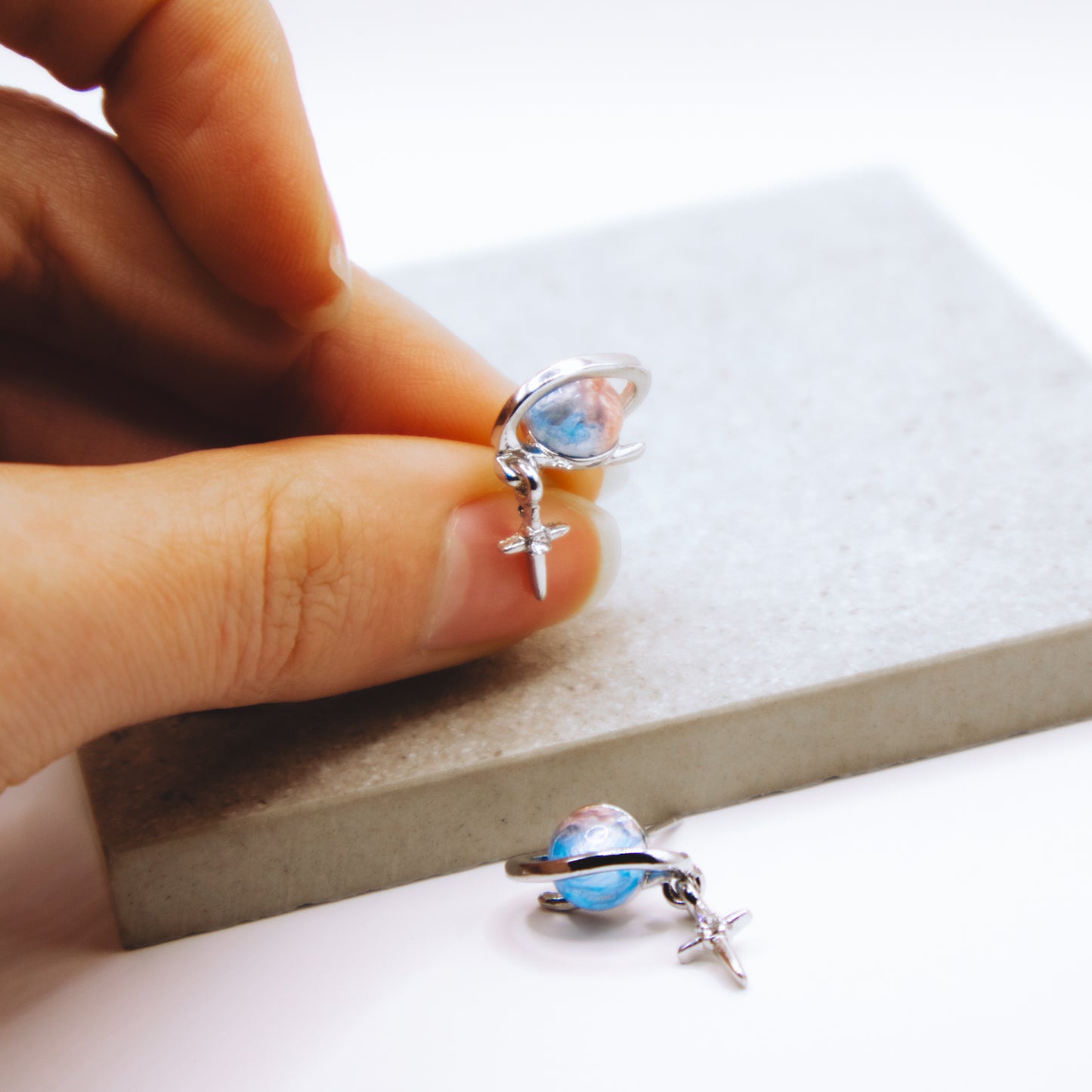 Dreamy Planet Stud Earrings