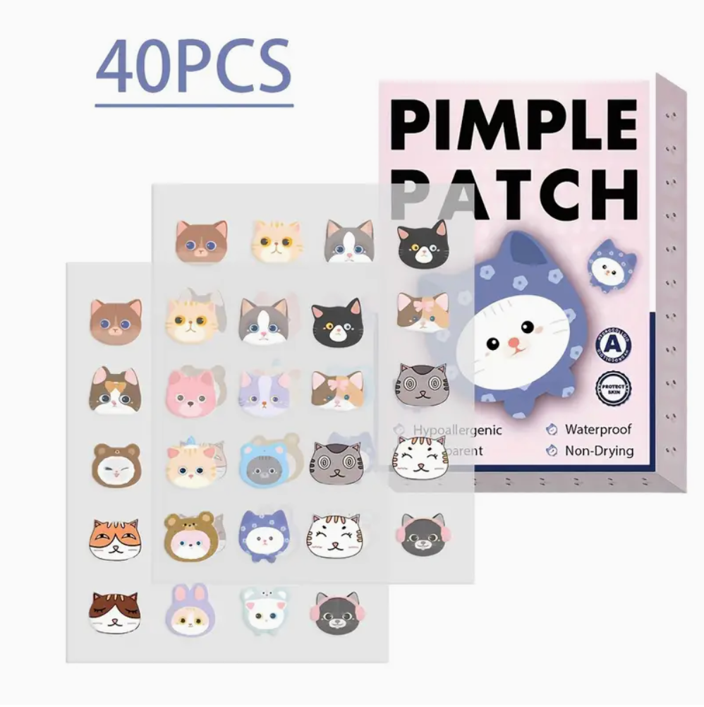 Kawaii Cat Pimple Patches (40 pack)
