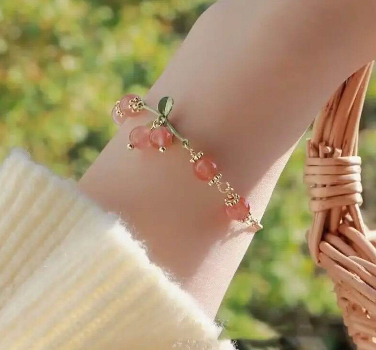 New Chinese Lily of The Valley Bamboo Bracelet