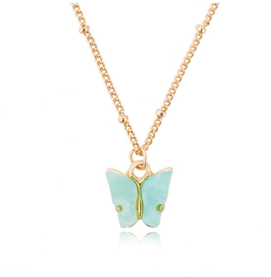 Kawaii Butterfly Pendant Necklace