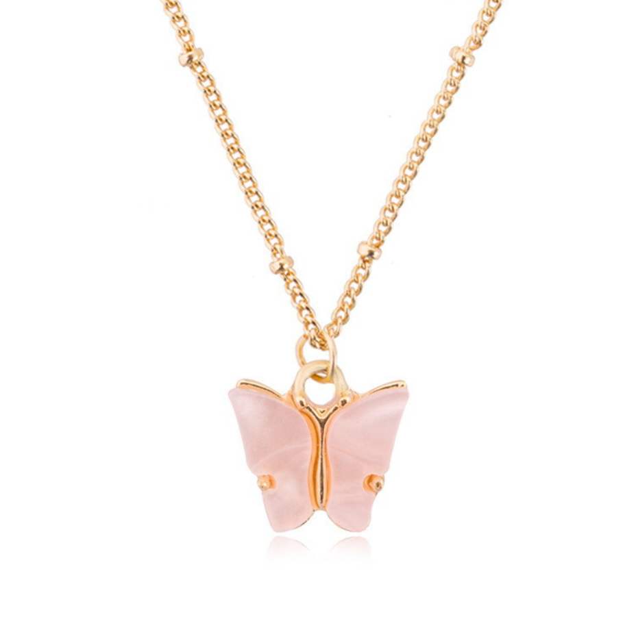 Kawaii Butterfly Pendant Necklace