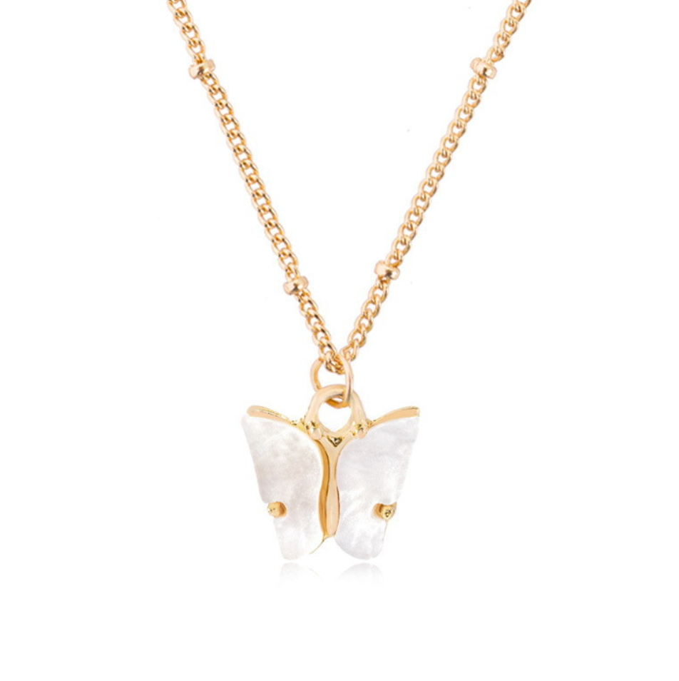Kawaii Butterfly Pendant Necklace