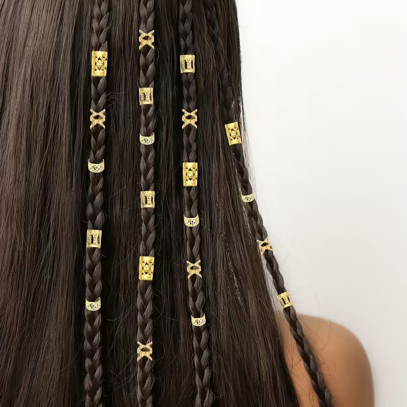 Metallic Braid Cuff Set (10pcs)