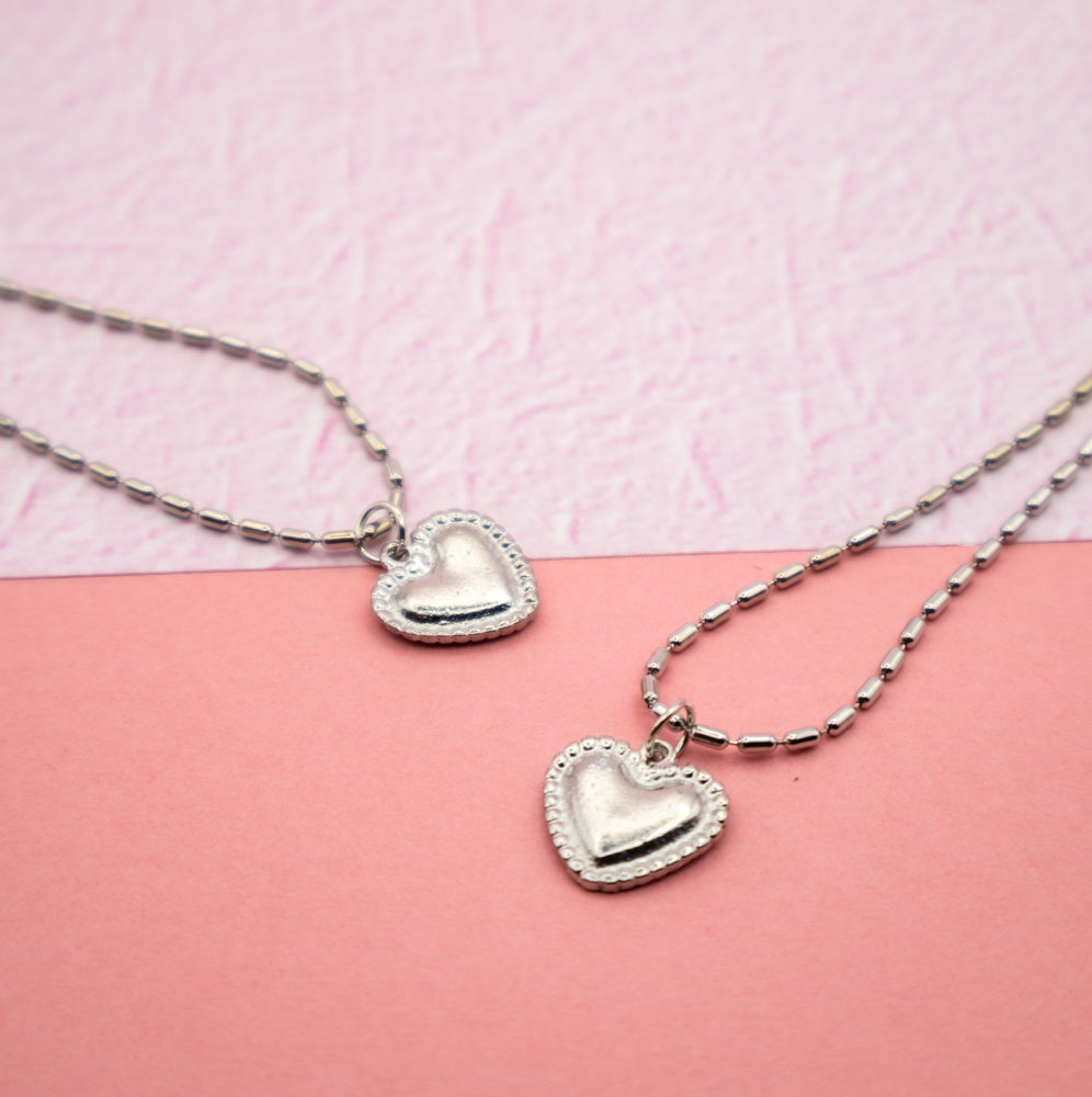 Simple Silver Heart Pendant